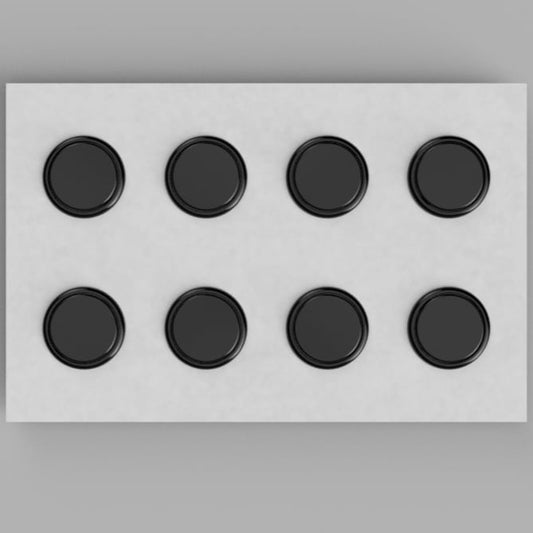 OneFRAME TE B set（30mm x8）アケコン用ボタンセット ブラック