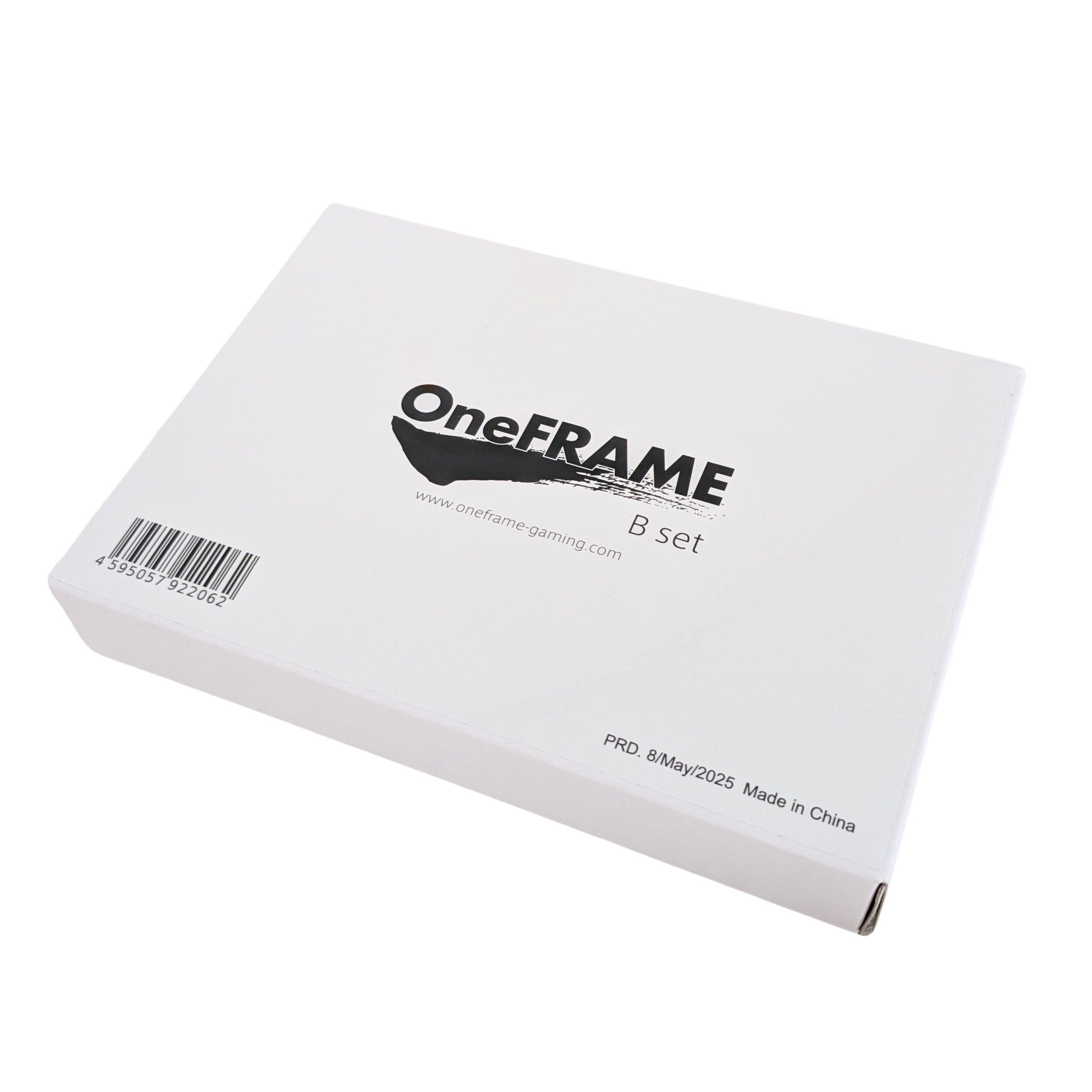 OneFRAME TE B set（30mm x8）アケコン用ボタンセット ホワイト