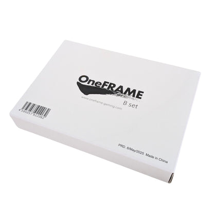 OneFRAME TE B set（30mm x8）アケコン用ボタンセット ホワイト