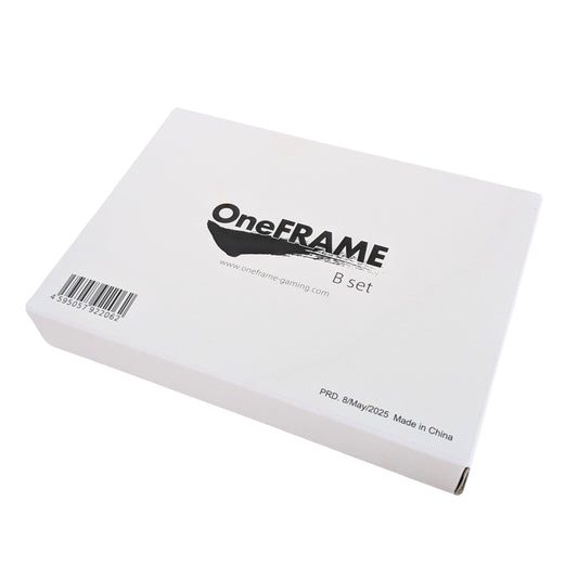 OneFRAME TE B set（30mm x8）アケコン用ボタンセット ホワイト