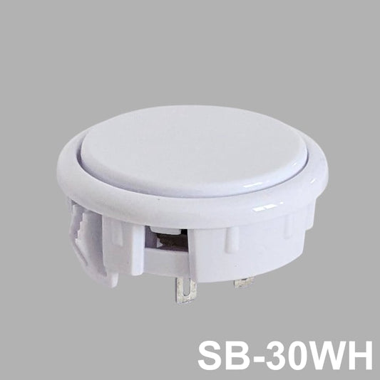 OneFRAME TE SB-30 30mm アケコン用ボタン ホワイト 単品