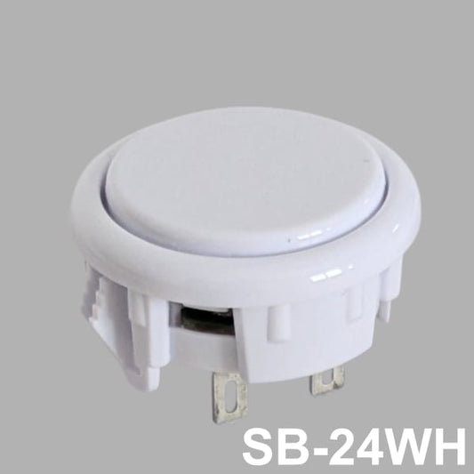 OneFRAME TE SB-24 24mm アケコン用ボタン ホワイト 単品